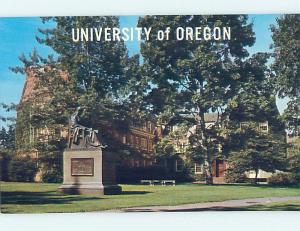 Unused Pre-1980 CAMPBELL HALL AT UNIVERSITY OF OREGON Eugene Oregon OR L6573