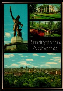 Alabama Birmingham Multi View Showing Skyline Vulcan Statue and more