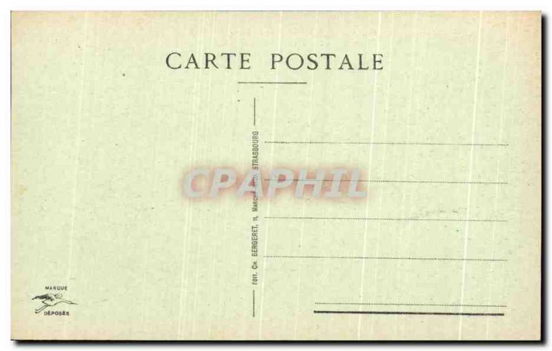 Old Postcard Colmar Old Customs