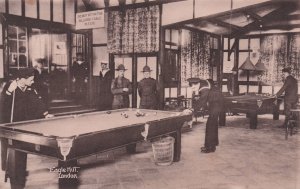 The Eagle Hut London Military Army Dont Stand On Billiard Table Postcard