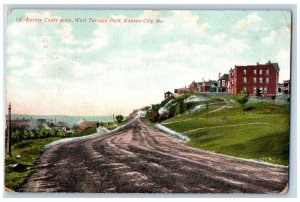 Kansas City Missouri Postcard Kersey Coats Drive West Terrace Park Scene 1909