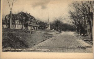 Sterling Massachusetts MA Main Street and Hotel c1910 Vintage Postcard