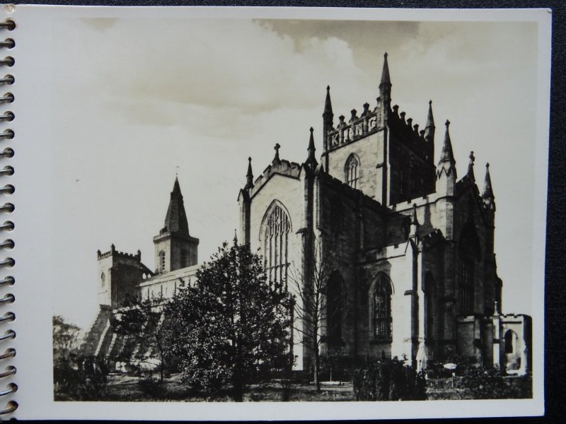 Fife 12 x DUNFERMLINE ABBEY c1950s RP Photocard Booklet by Valentine