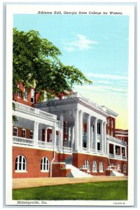 c1940 Atkinson Hall Georgia State College Women Milledgeville Georgia Postcard