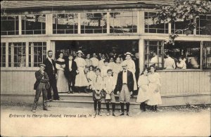 Verona Lake NJ New Jersey Merry-Go-Round c1910 Postcard