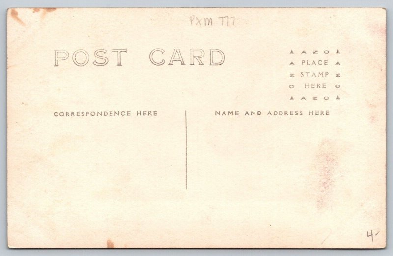 RPPC  Wedding Party  Bride Groom  Bridesmaids   Postcard