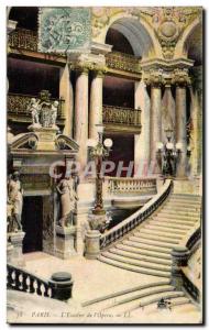 Paris - 9 - L & # & # 39Escalier of 39Opera - Old Postcard