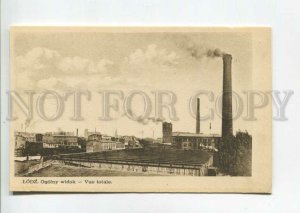 475548 Poland Lodz general view of factories Vintage Lenga postcard