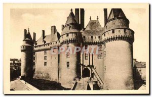 Old Postcard Langeais Chateau