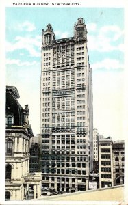 New York City Park Row Building