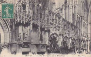 France Troyes Le Jube de l'Eglise de la Madeleine 1916