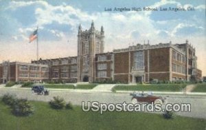 Los Angeles High School , CA