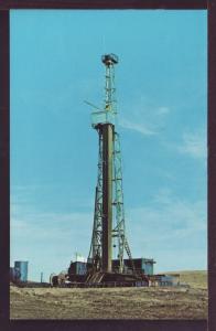Oil Rig North Dakota Post Card 3432