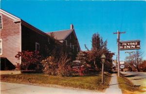 Amana Colonies Iowa~Ox Yoke Inn~Art Deco Neon Sign~1950s Postcard