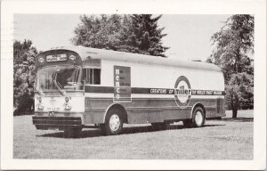 Miller Welding Mobile Show Bus Canadian Liquid Air Adv Saskatchewan Postcard E79