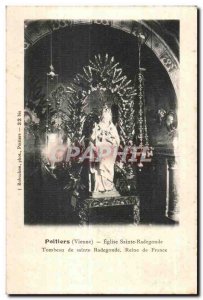 Old Postcard Poitiers (Vienna) Eglise Sainte Radegonde Sainte Radegonde Tomb ...