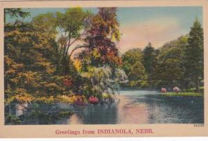 Nebraska Greetings From Indianola 1944