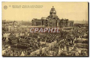 Old Postcard Panorama Brussels Palace of Justice