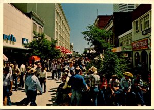 Canada Calgary Eigth Avenue Mall Shopping Area