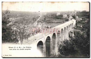 Old Postcard Dinan Viaduct