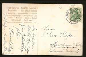 Germany Postmarked 1909 Offenbach Singers UPU Color Postcard