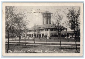 c1940's The Pavilion City Park Winnipeg Manitoba Canada Posted Postcard