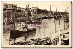 Old Postcard Royan Port Boat