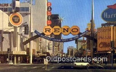 Reno's Casino, USA Motel Hotel Unused 