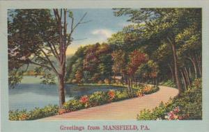 Peennsylvania Greetings From Mansfield