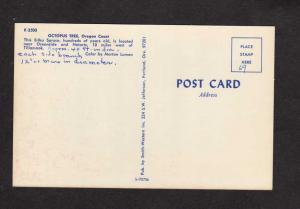 OR Octopus Tree Sitka Spruce Tree Tillamook Netarts Oceanside Oregon Postcard