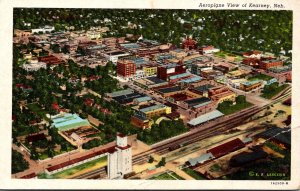 Nebraska Kearney Aeroplane View Curteich