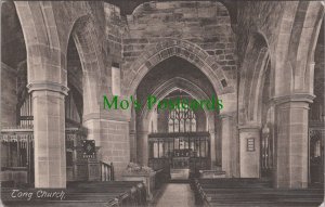 Shropshire Postcard - Interior of Tong Church  RS31015