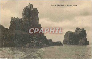 Old Postcard Rock Island Brehat giant