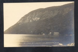 RPPC WESTMORE VERMONT VT WILLOUGHBY LAKE MT. PISGAH REAL PHOTO POSTCARD