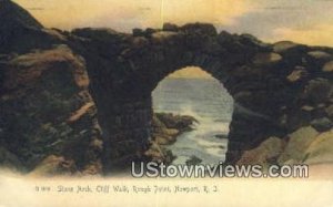 Stone Arch Cliff Walk - Newport, Rhode Island RI  