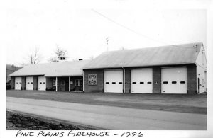 Pine Plains firehouse 1996 Real Photo New York Fire Department Unused 