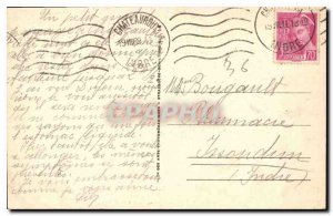 Old Postcard Chateauroux seen in public garden