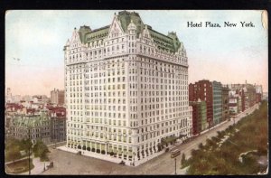 NEW YORK CITY Hotel Plaza Pub Success Postal Card Co. pm1934 - DB