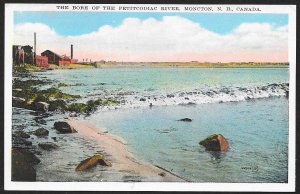 Tidal Bore Of The Petitcodiac River Moncton CANADA Unused c1920s