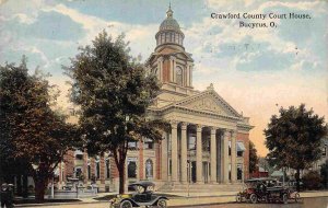 Crawford County Court House Bucyrus Ohio 1914 postcard