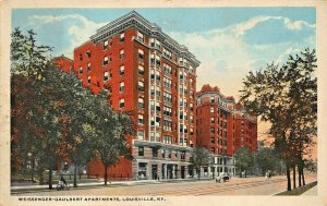 JEFFERSON COUNTY KENTUCKY~WEISSENGER GAULBERT APARTMENTS~1920s POSTCARD