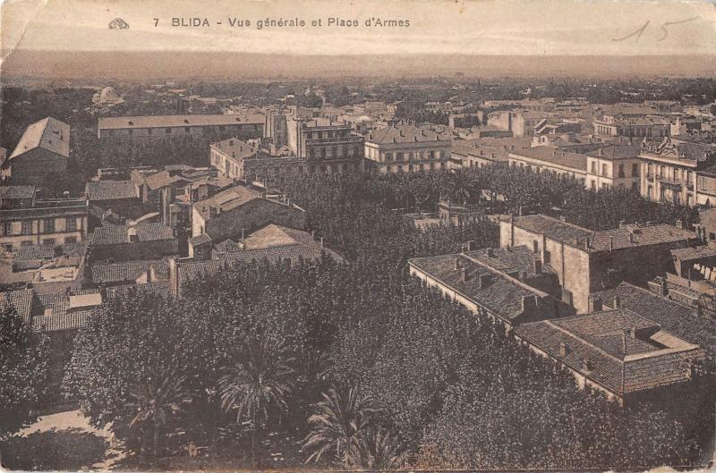 BR46371 Blida vue generale et place d armes   Algeria