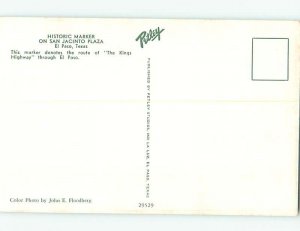 Pre-1980 MONUMENT SCENE El Paso Texas TX AE7520