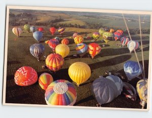 Postcard The Grand balloon launch