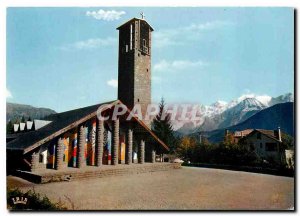 Postcard Modern Plateau d'Assy Our Lady of All Grace