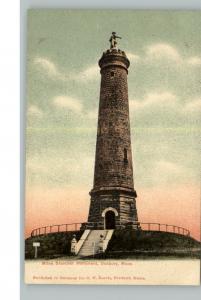 Duxbury MA Monument c1910 Postcard