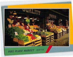 Postcard Pike Place Market, Seattle, Washington