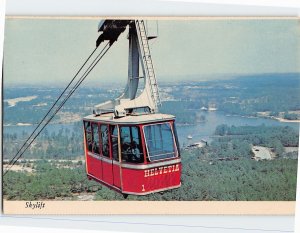 Postcard Skylift, Stone Mountain Memorial Park, Georgia