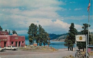 Colorado Trinidad Monument Lake 1960s roadside Bennett Postcard 22-7409