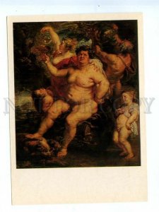 542192 USSR 1978 Peter Paul Rubens Bacchus Hermitage Aurora Publishing House